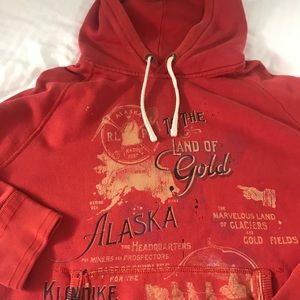 Polo Hoodie with an Alaska theme